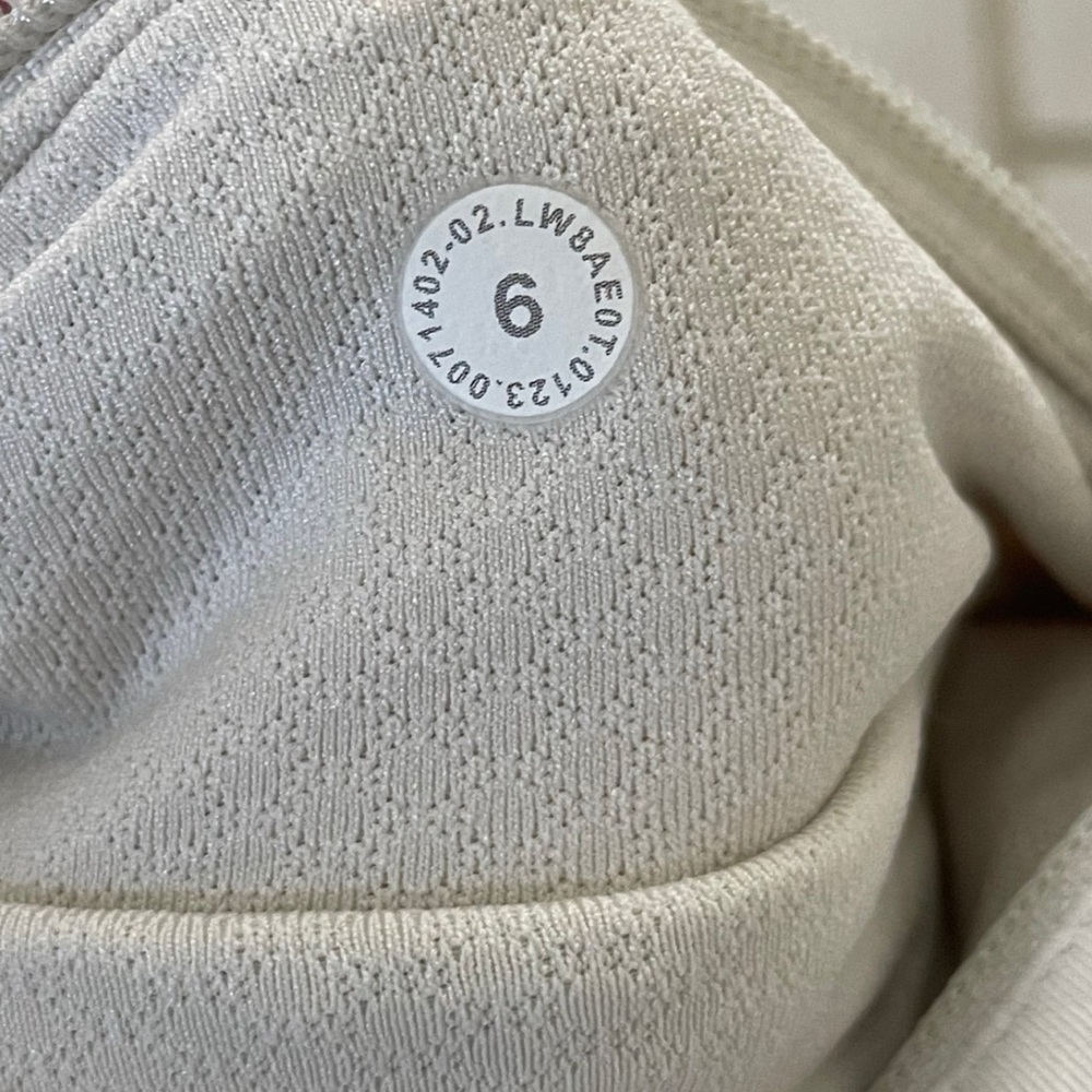 Lululemon Pace Rival Cream White Tennis Skort - Picture 6 of 7